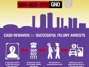 Cash Reward Now Paid Upon Felony Arrest Photo
