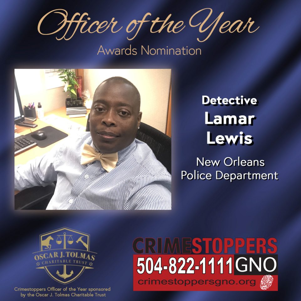 Detective Lamar Rena Lewis Crimestoppers GNO