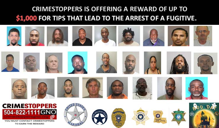 2023 Operation Boo Dat Most Wanted List