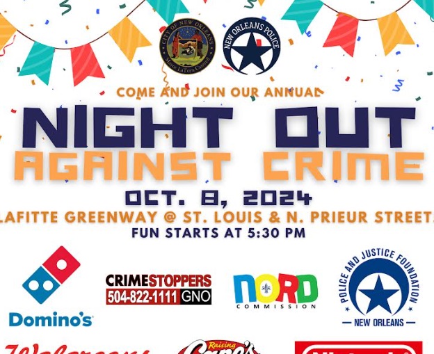 Night Out Against Crime Info Graphic